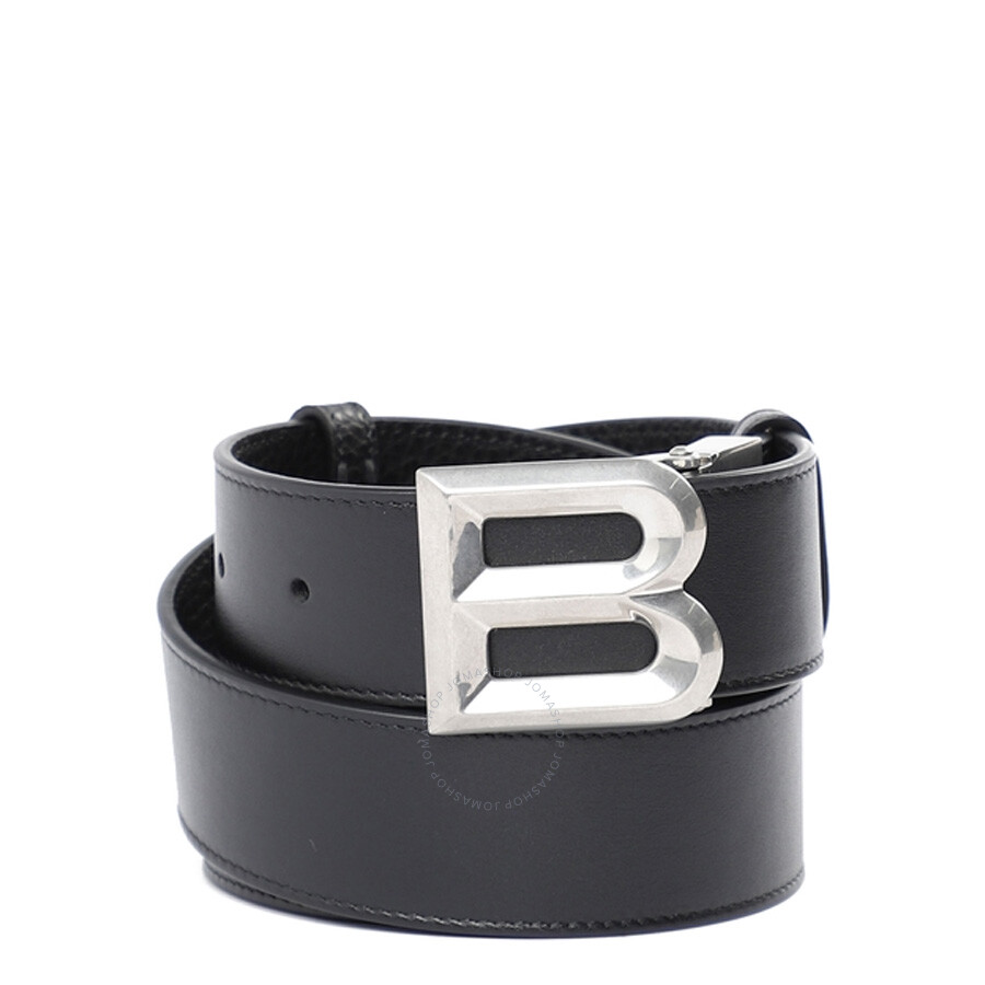 Bally Reversible Logo Leather Belt In Black