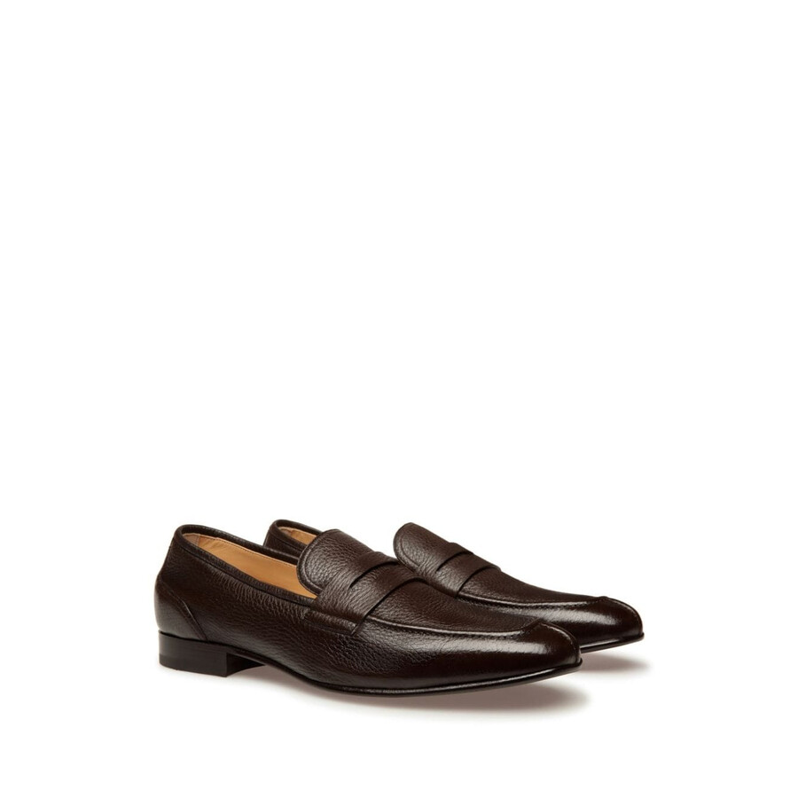 Bally Suisse Loafers In Brown Leather