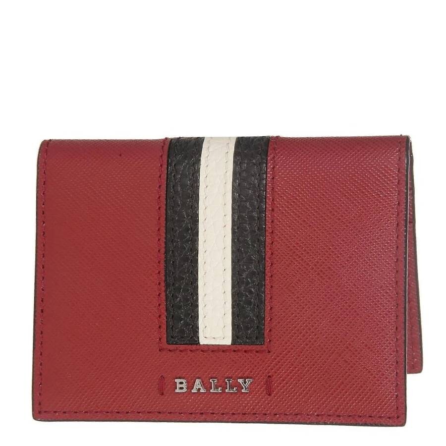 Bally Salder Card Holder In Red