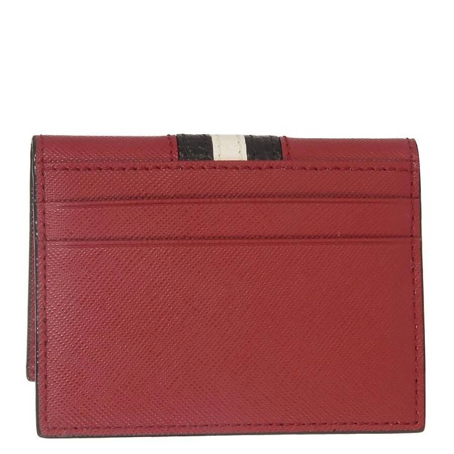 Bally Salder Card Holder In Red