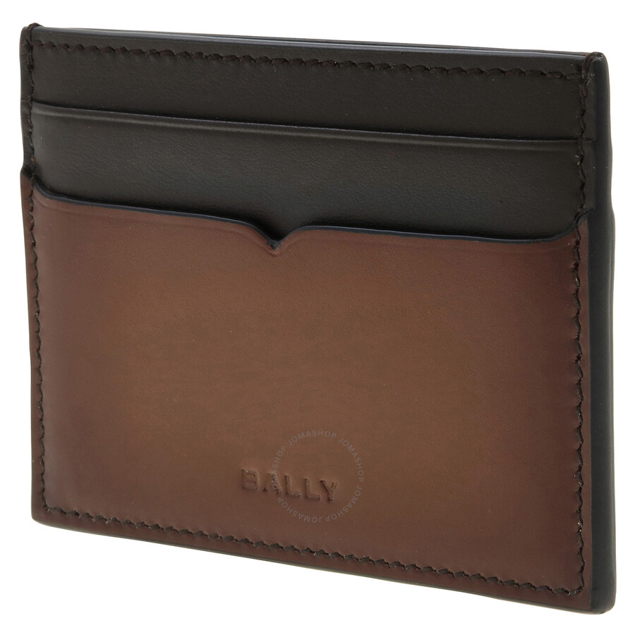Bally Sellier Tamponato Leather Card Holder