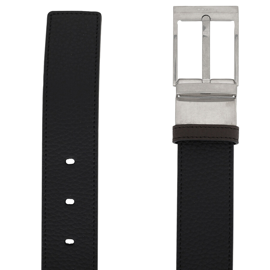 Bally Reversible And Adjustable Leather Belt In Black
