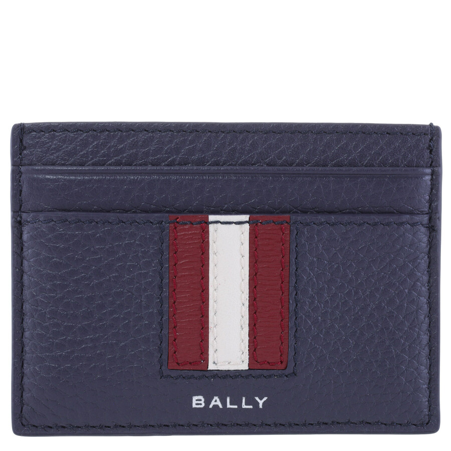 Bally Striped Leather Cardholder