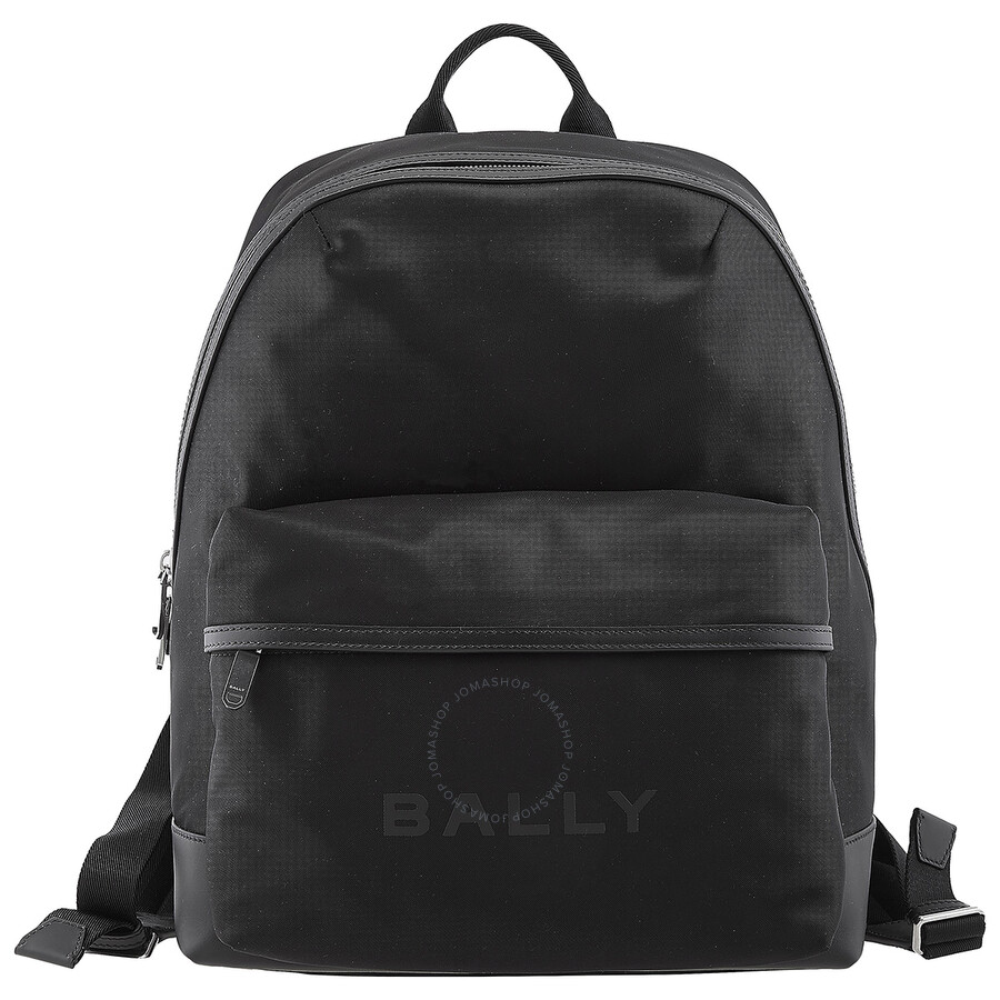 Bally Treck Fabric-leather Backpack In Black