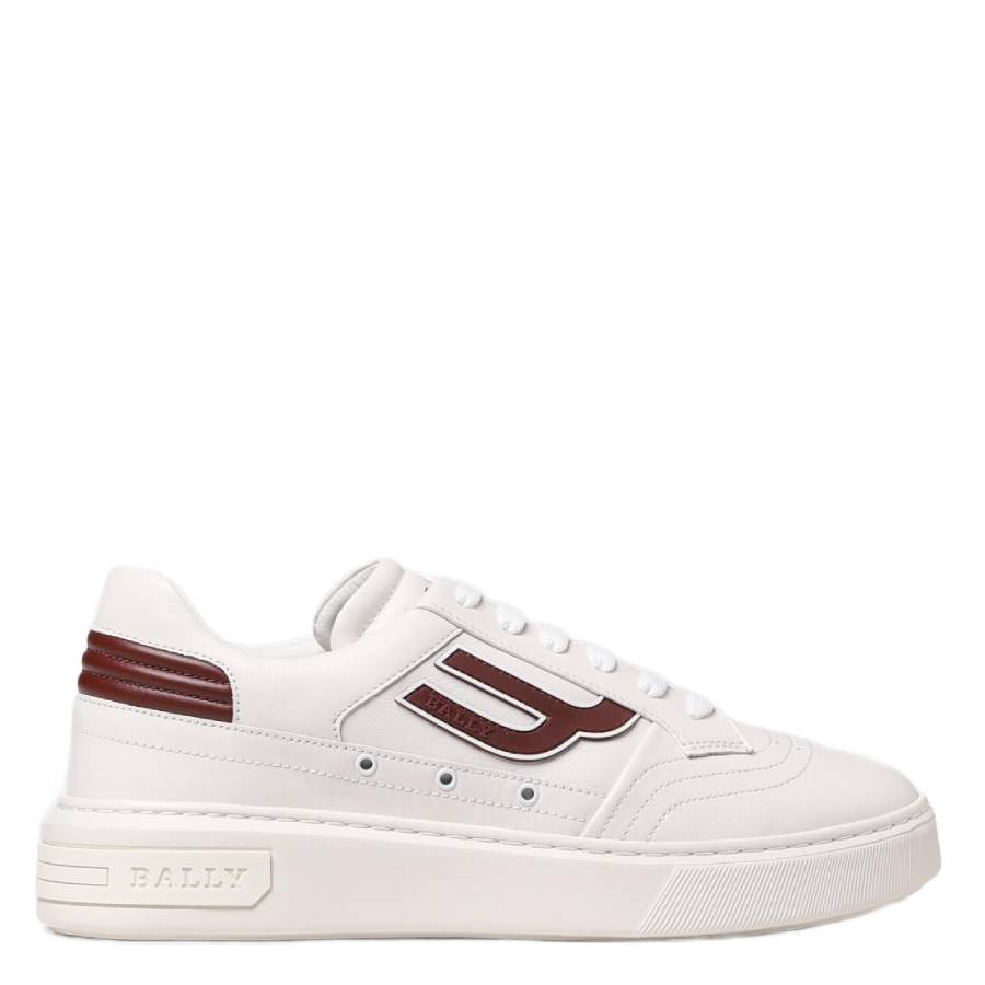 Bally Triumph Low-Top Leather Sneakers, Brand Size 5 ( US Size 6