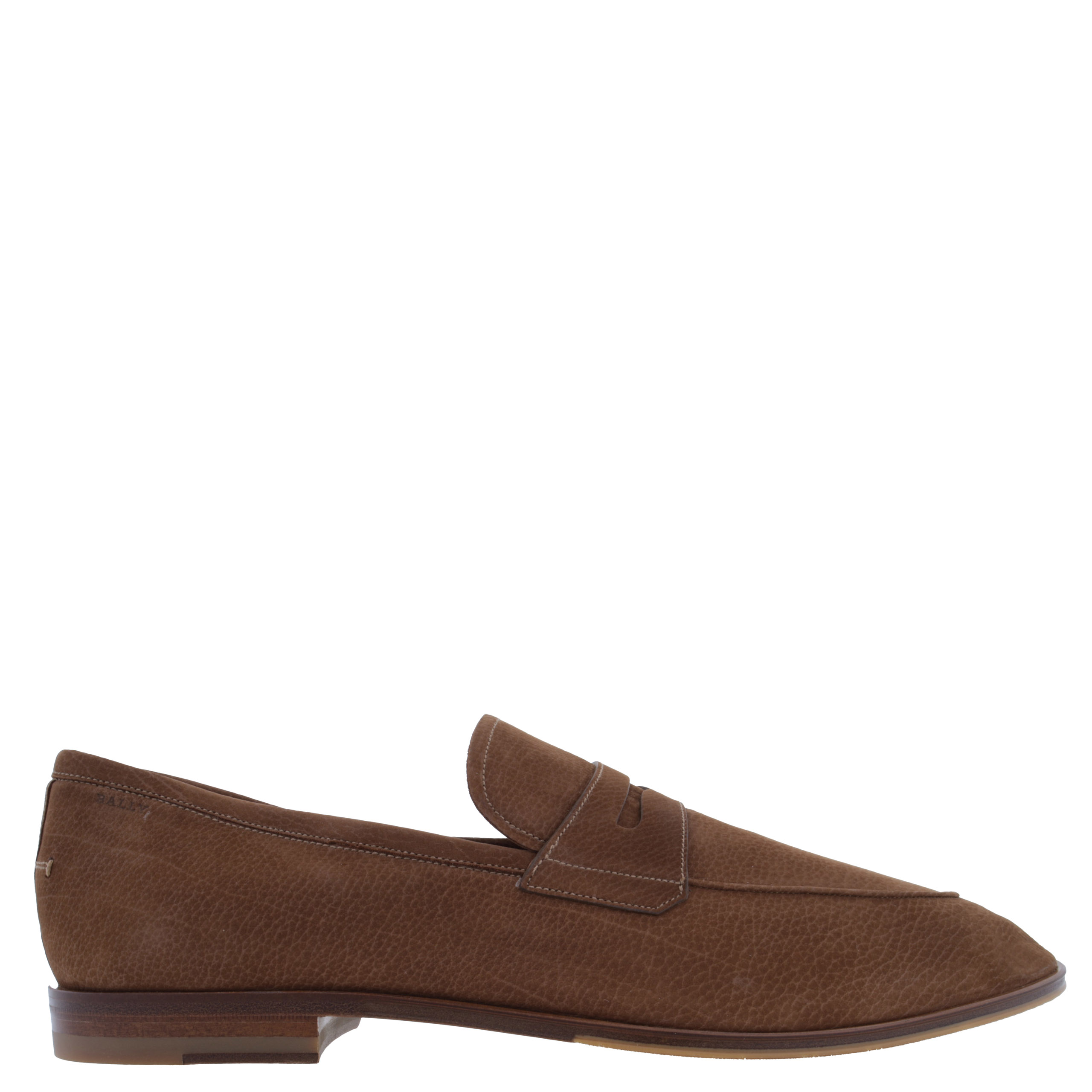 Bally Men\'s Rich Brown Suede Loafers Bally Men main image 3