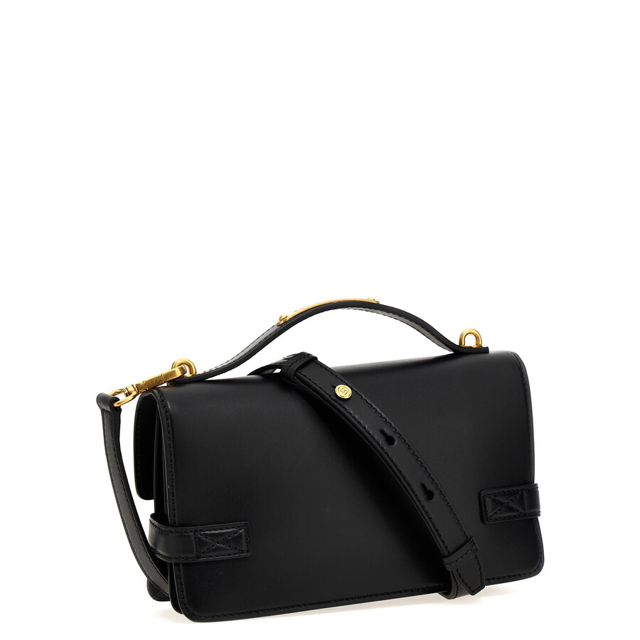 Balmain B-buzz 24 Handbag In Black