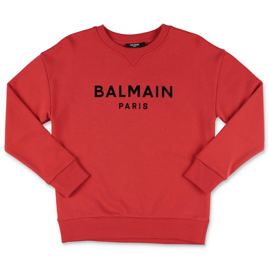 Boys Paris Logo Sweatshirt, Size 8Y