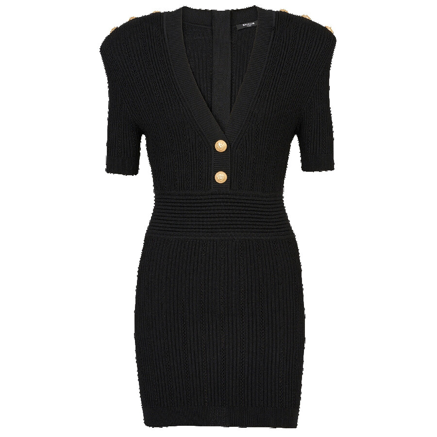 Eco V Neck Knit Dress
