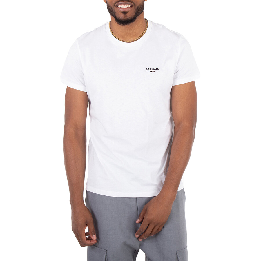 Flocked Logo Classic-Fit T-Shirt