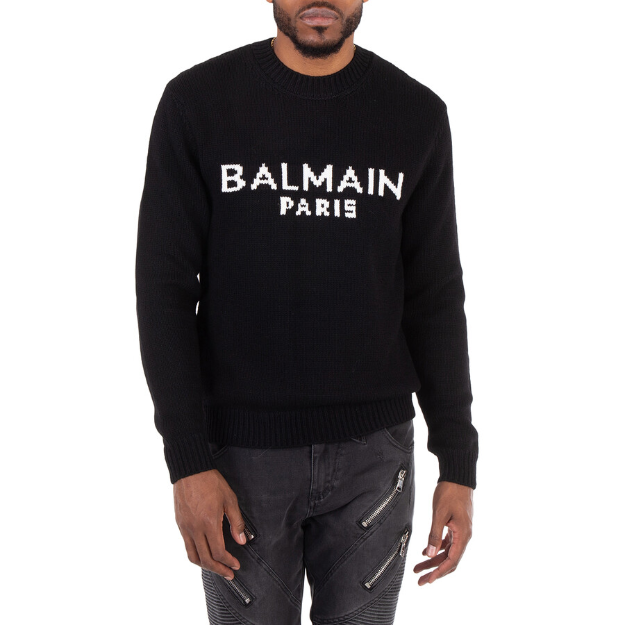Jacquard Logo Sweater