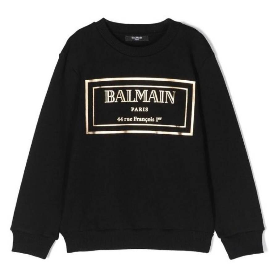 Kids Box Logo Cotton Sweatshirt