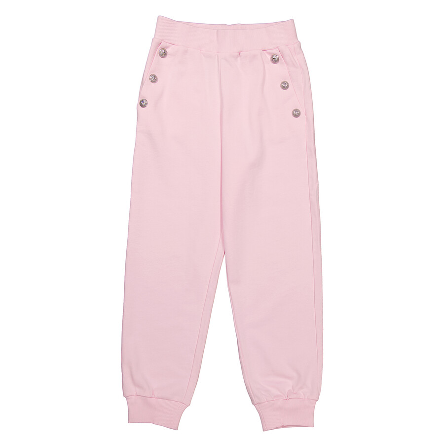 Kids Engraved-Buttons Trousers