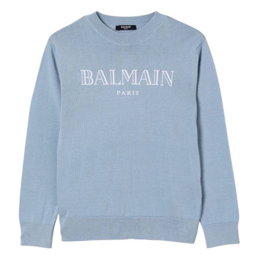 Kids Logo Print Crewneck Jumper