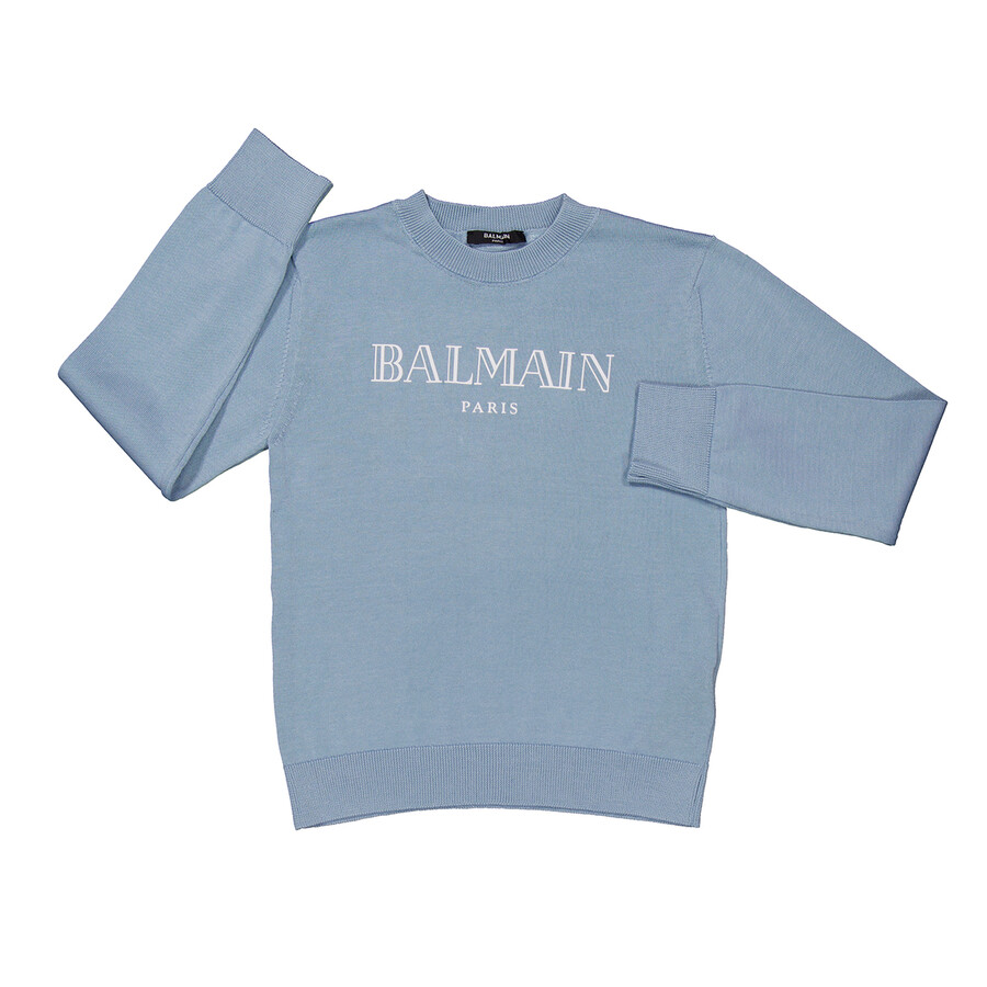 Kids Logo Print Crewneck Jumper Kids Logo Print Crewneck Jumper