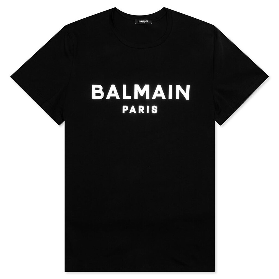 Logo Embossed Cotton T Shirt