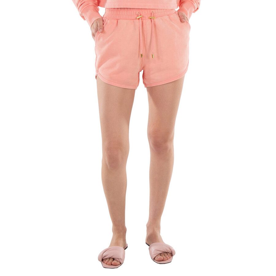 Logo Embroidered Cotton Shorts
