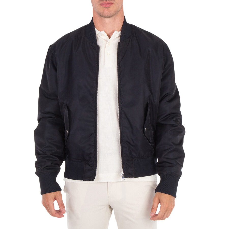 Logo-Embroidered Bomber Jacket