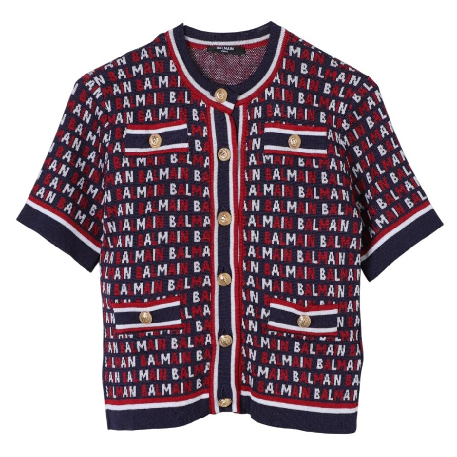 Monogram Pattern Knit Sweater