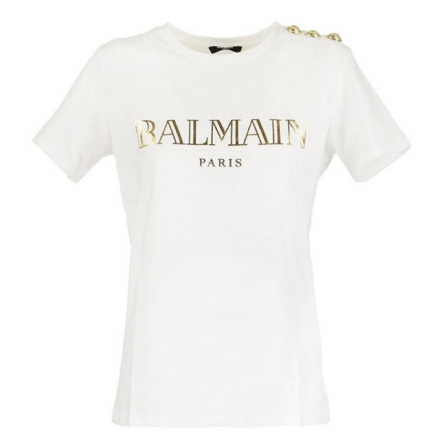 Paris Logo Cotton T-Shirt