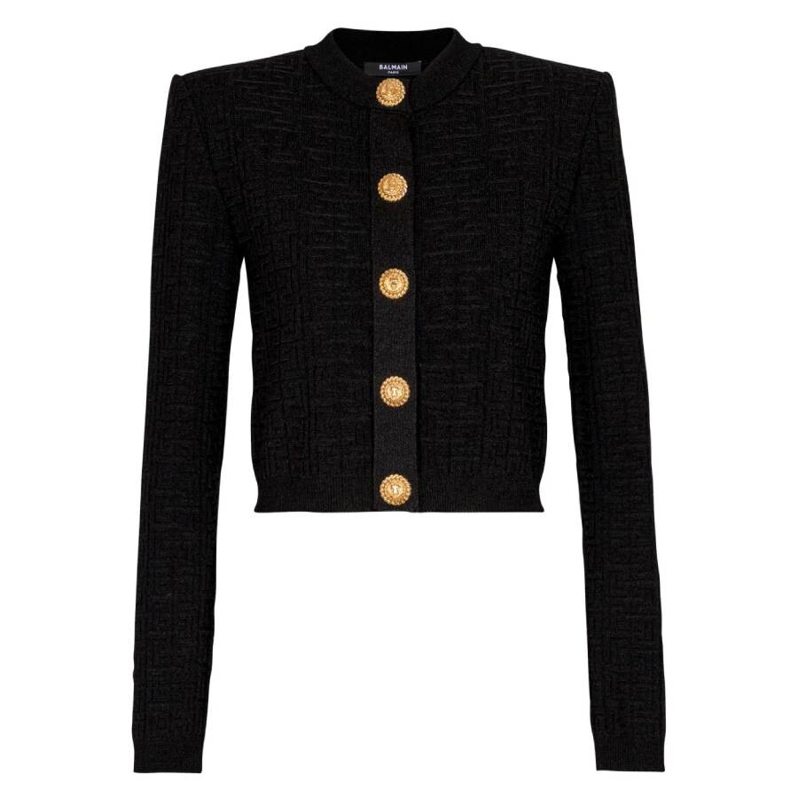 PB Labyrinth Knit Cropped Cardigan