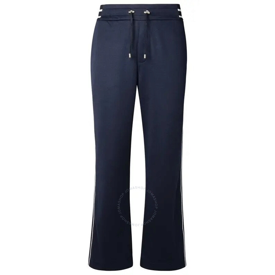 Balmain Pb Signature-badge Track Pants In Blue