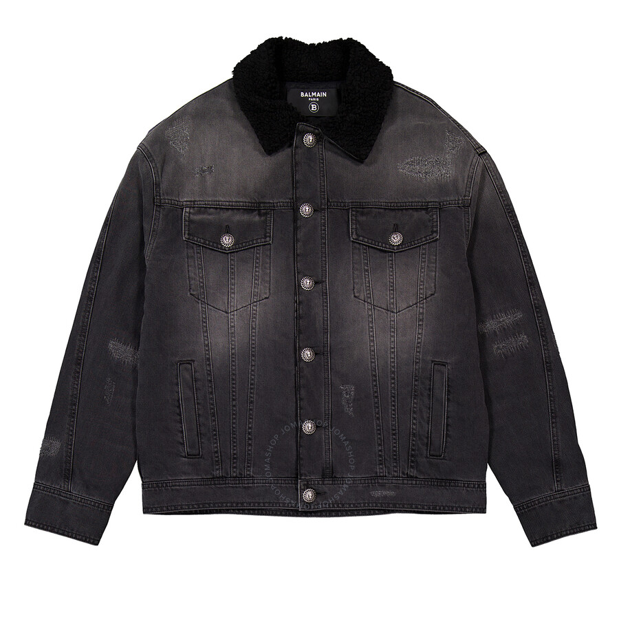Balmain Faded Denim Jacket