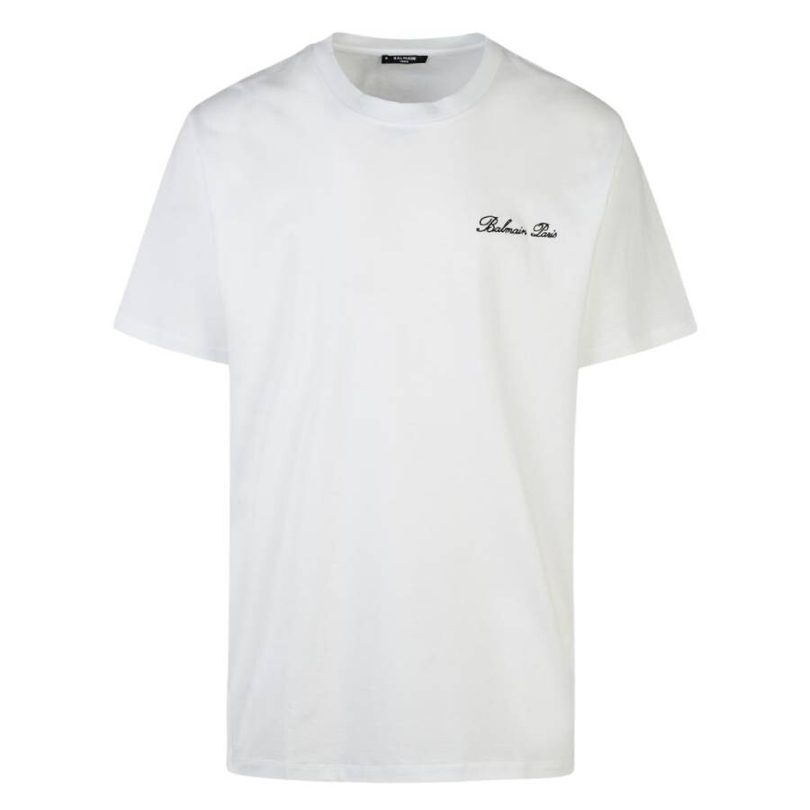 Signature Embroidery Cotton T-Shirt