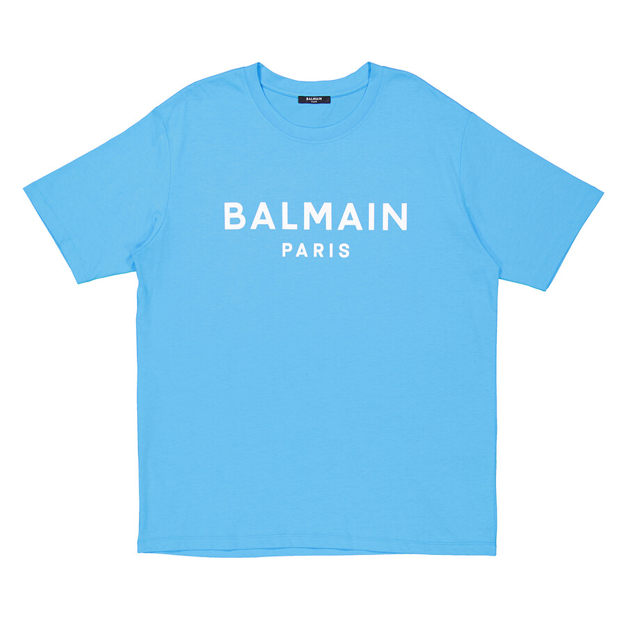 Mua Straight-Cut Balmain Printed T-Shirt chính hãng 2025 Fado