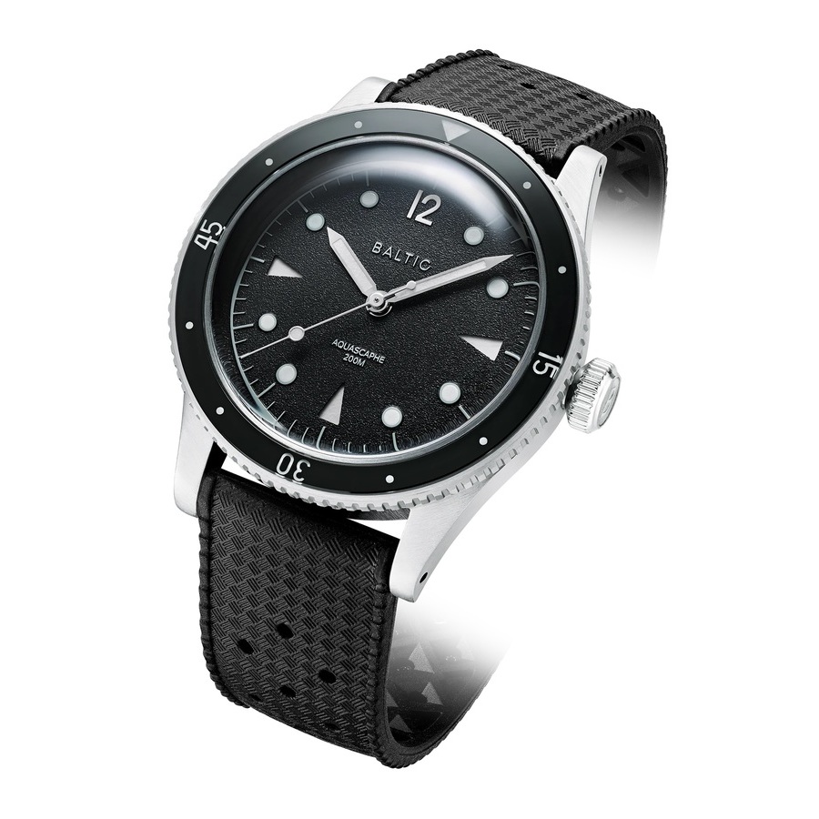 Baltic Aquascaphe Automatic Black Dial Men's Watch
