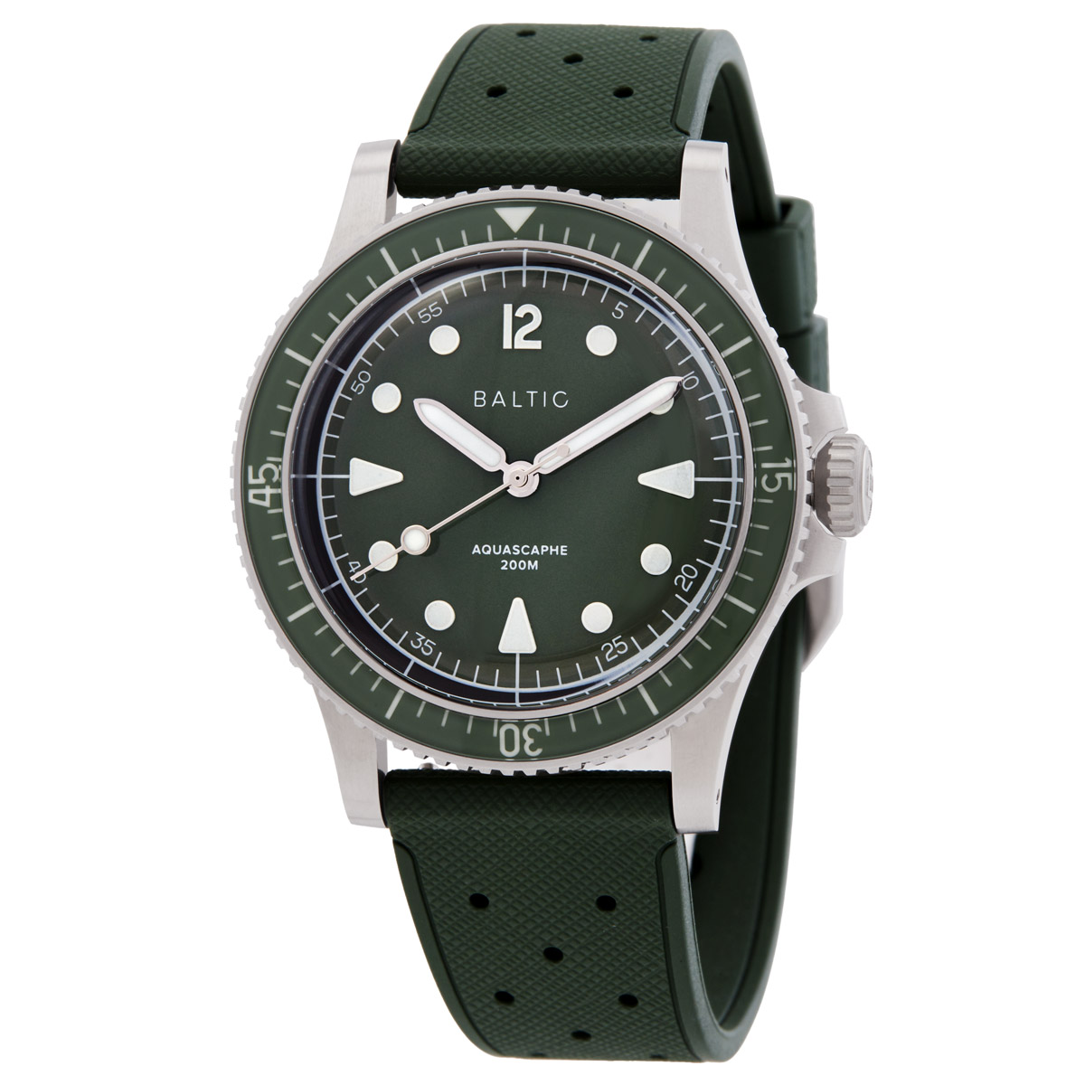 Baltic Aquascaphe Mk2 Automatic Green Dial Men's Watch