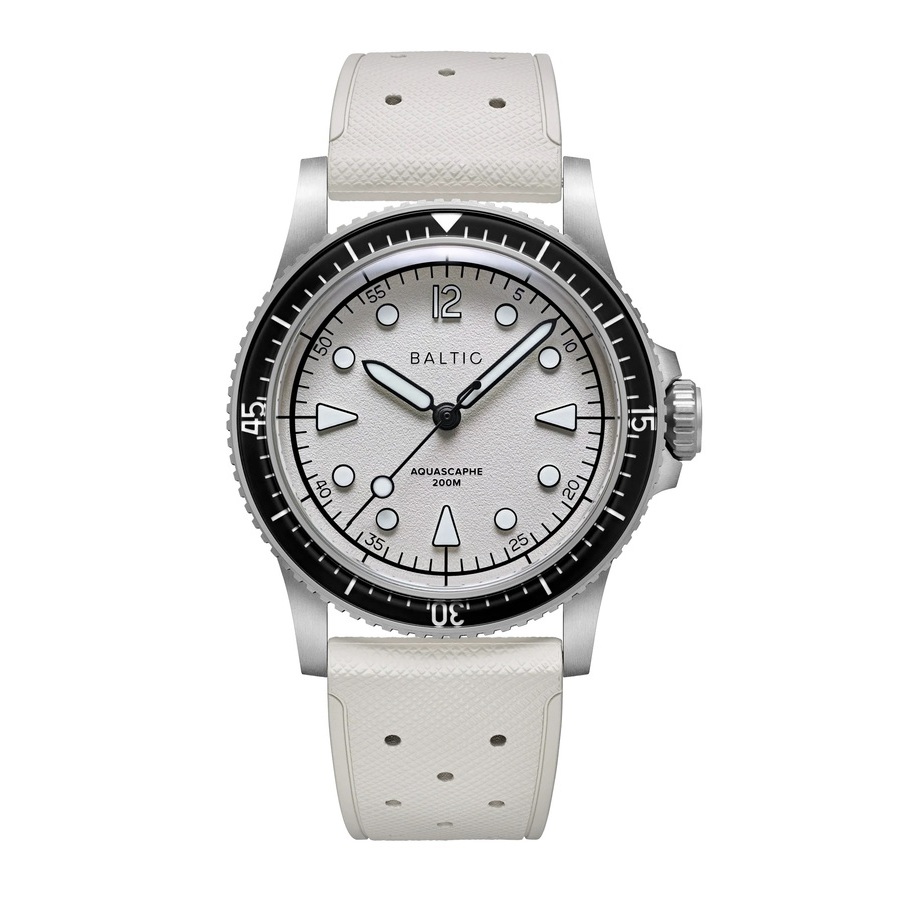 Baltic Aquascaphe Mk2 Automatic Silver Dial Men's Watch AQUAMK2SIL37