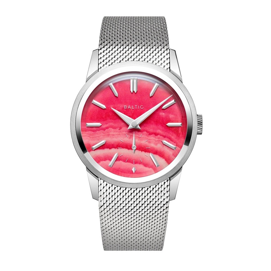 Baltic Prismic Stone Hand Wind Unisex Watch PrismPinkMesh