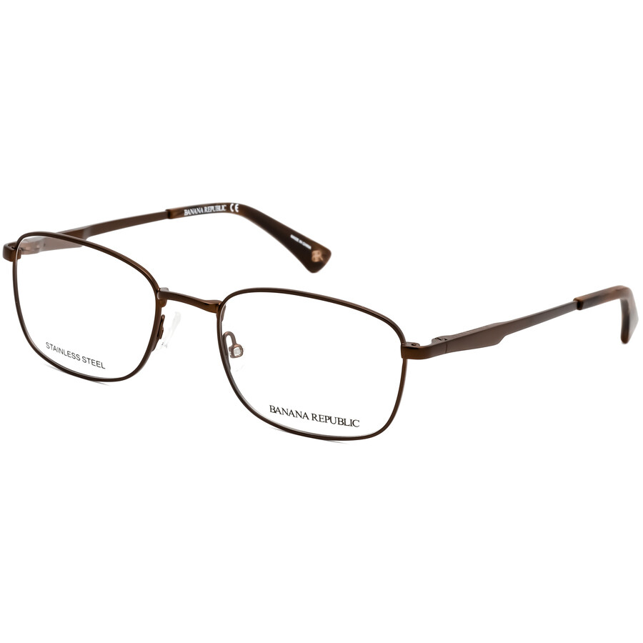 Banana Republic Men's Brown Rectangular Eyeglass Frames Roy04IN0051