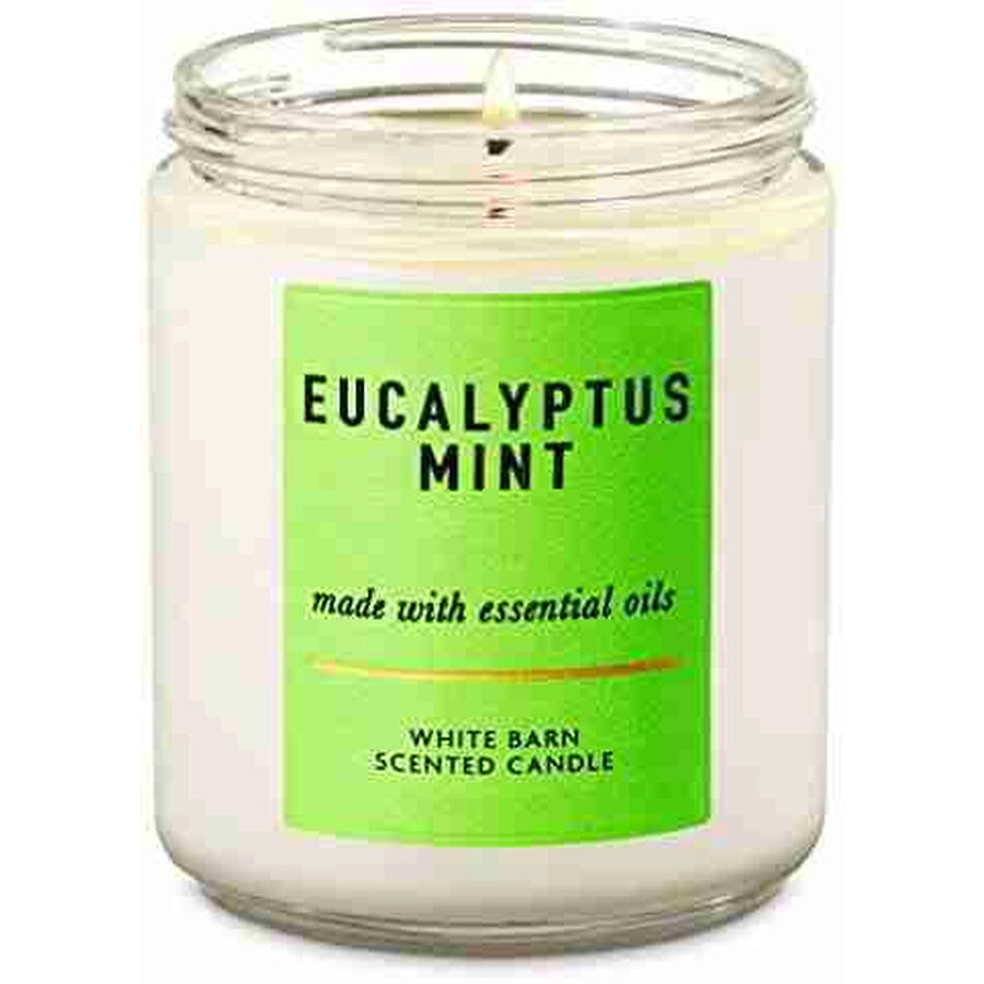 Bath And Body Works Unisex White Barn Eucalyptus Mint 7 oz Scented