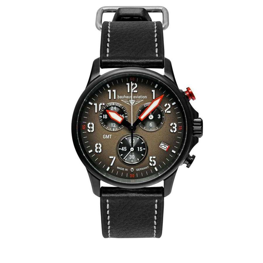 Bauhaus Aviation Blackwing Brown Dial Men's Watch 28861