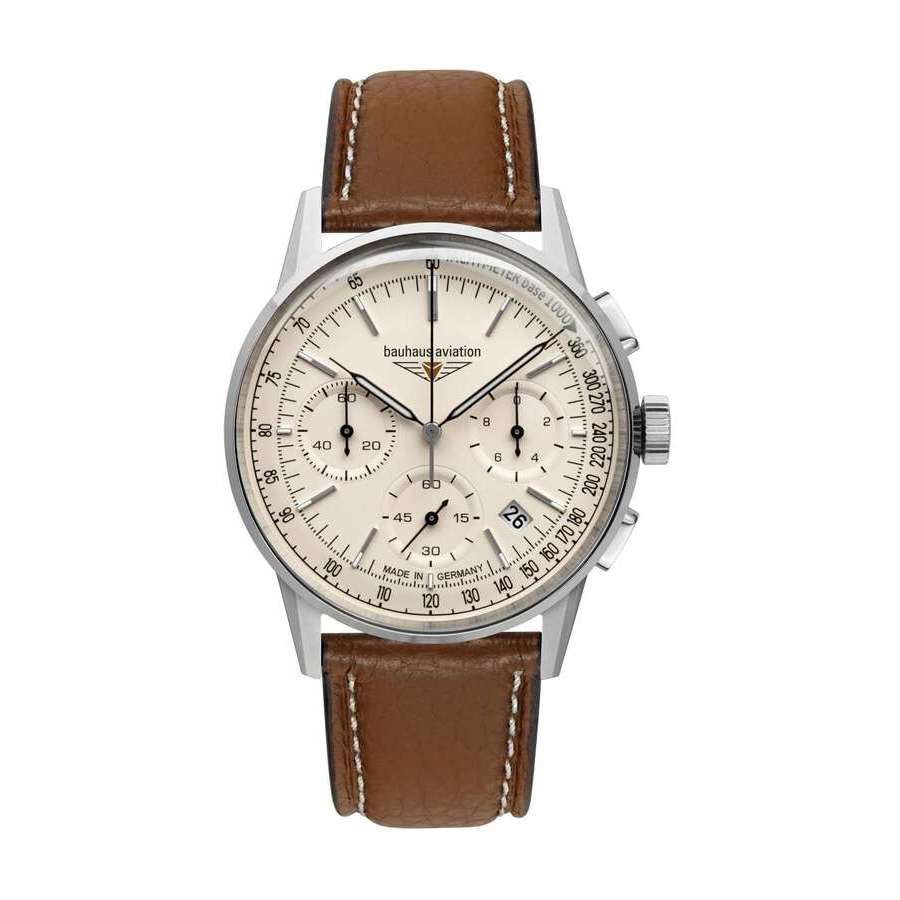 Bauhaus Aviation G38 Beige Dial Men's Watch 23765