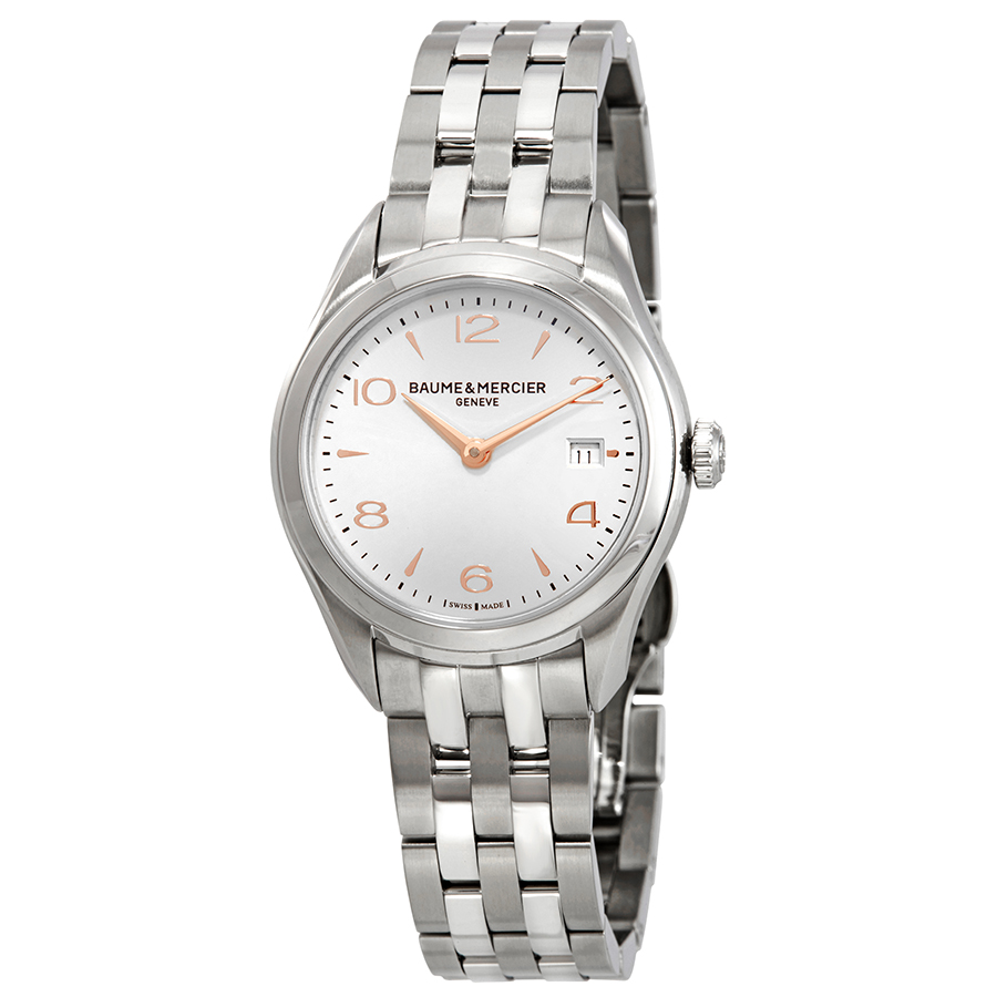 Baume Et Mercier Baume and Mercier Clifton Silver Dial Ladies 
