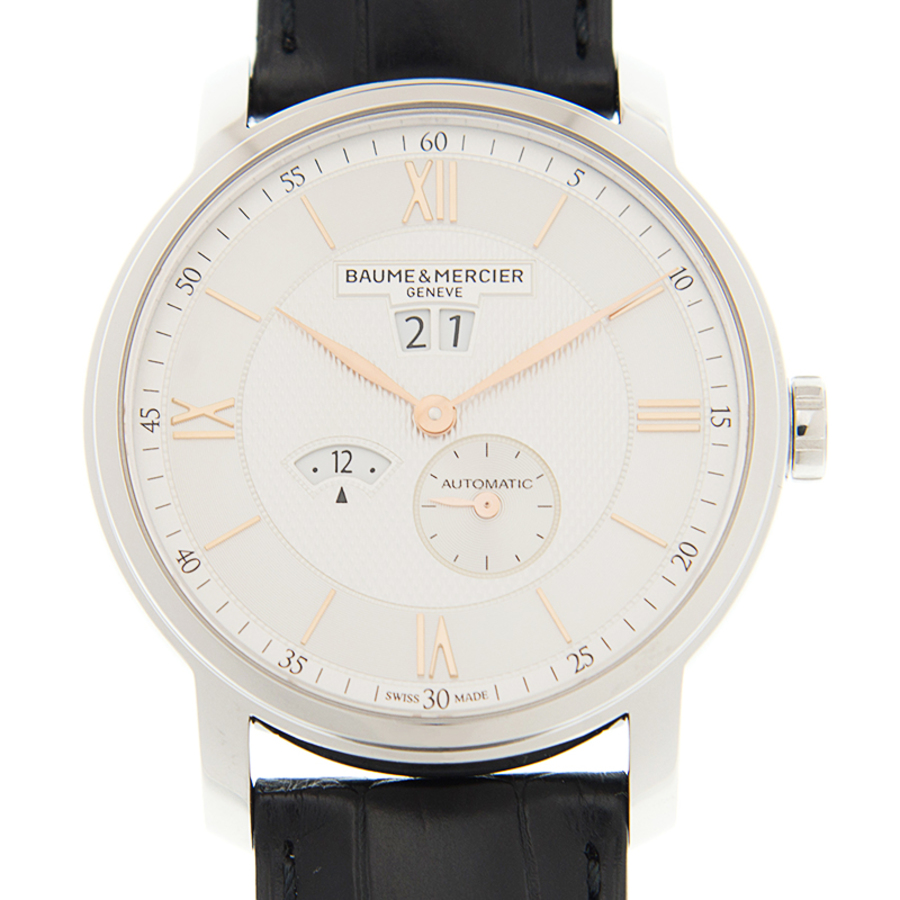 Baume et Mercier Classima Chronograph Automatic White Dial Watch M0A10038