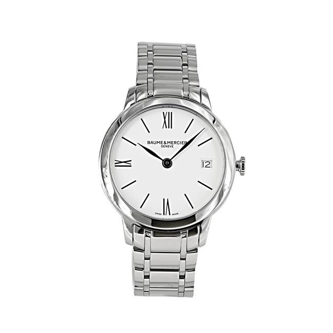 Baume et Mercier Classima Quartz Silver Dial Men's Watch 10883