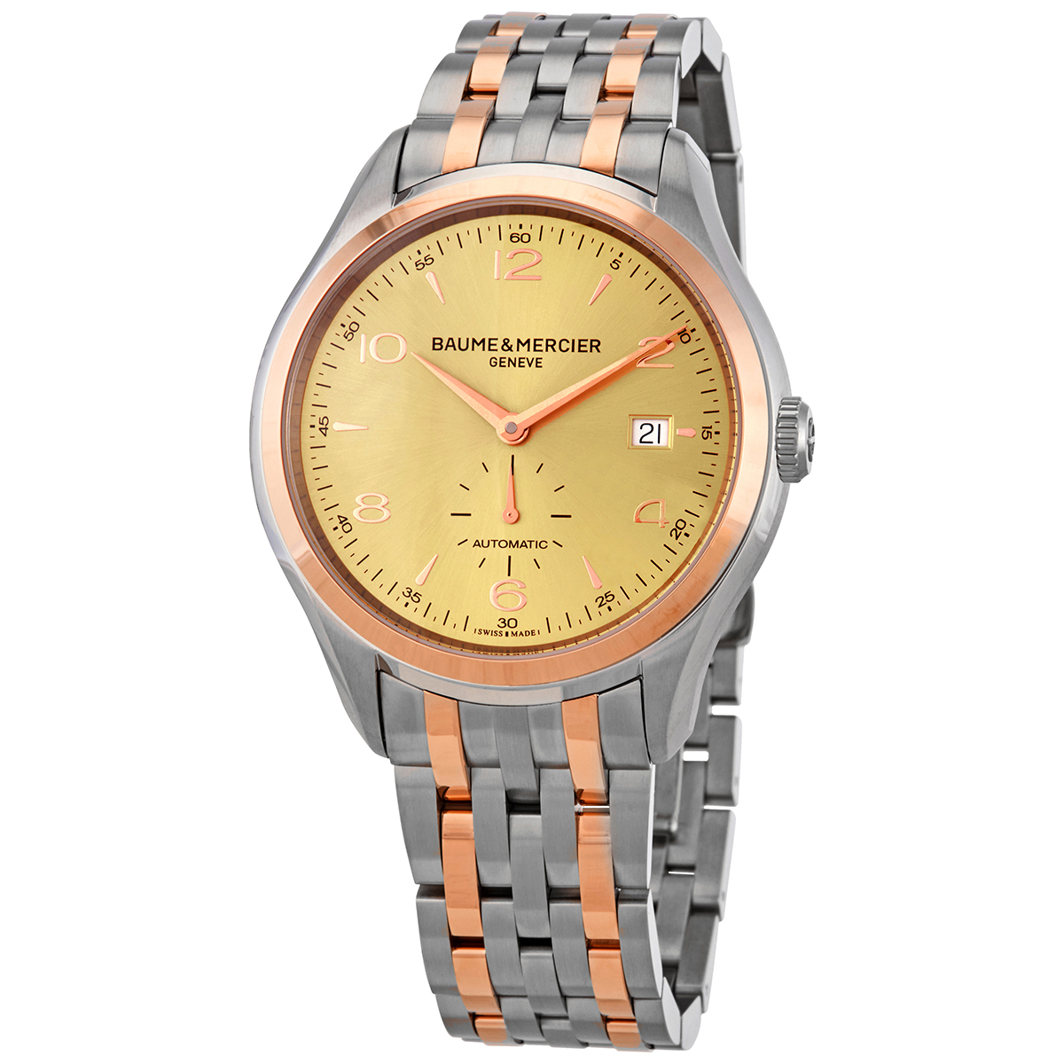 Baume et Mercier Clifton Automatic Gold Dial Men's Watch M0A10352