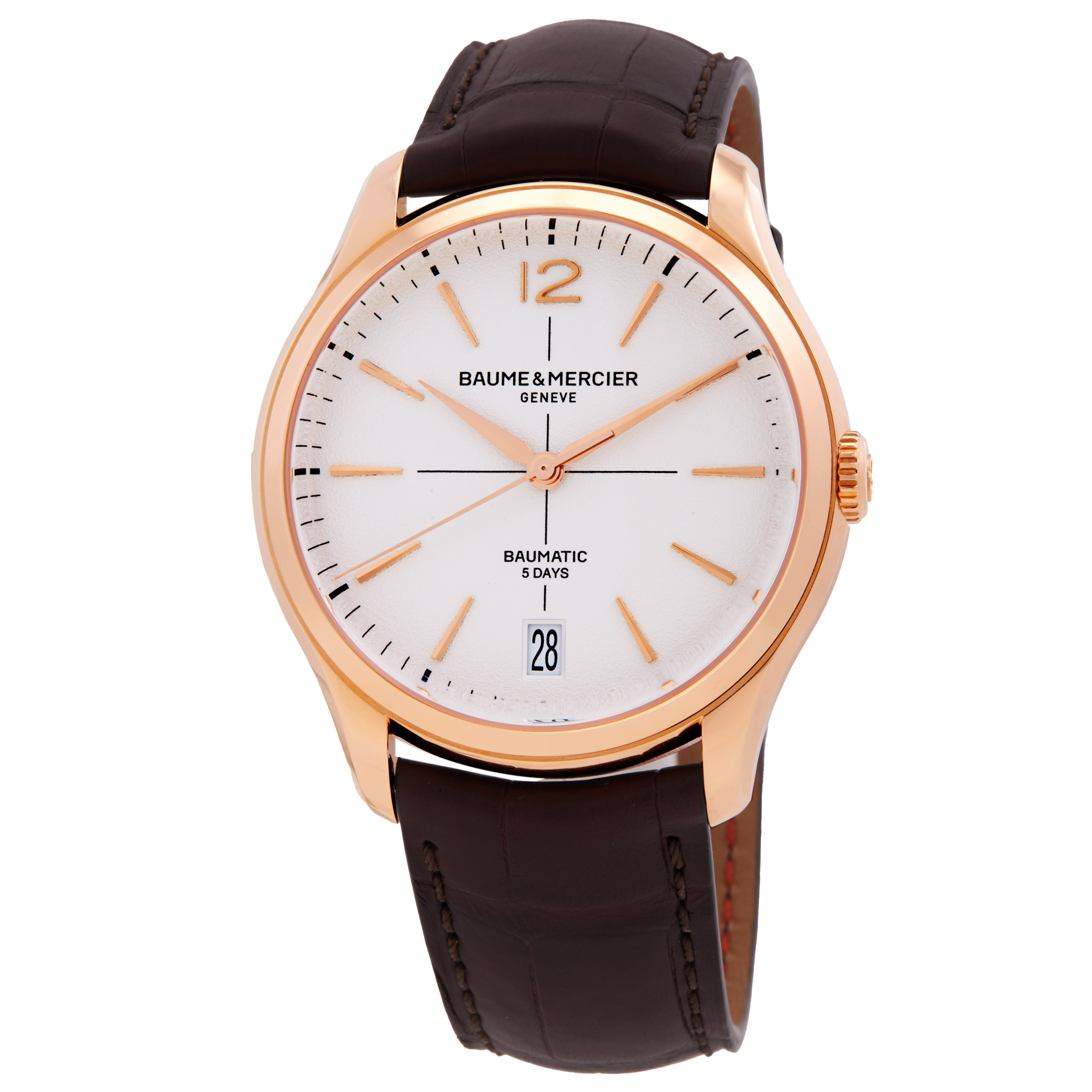 Baume et Mercier Clifton Automatic Silver Dial Men's Watch 10802