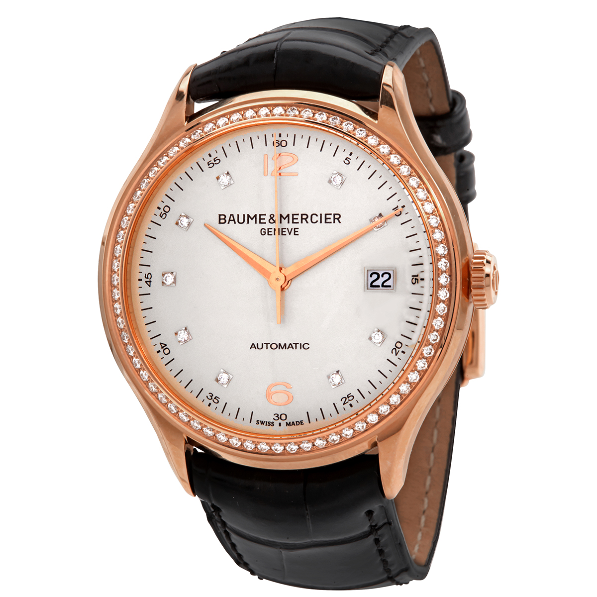 Baume et Mercier Clifton Automatic Silver Dial Men's Watch MOA10194