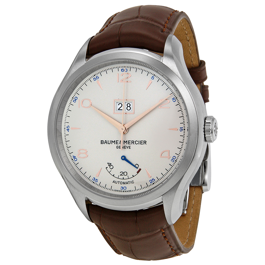 Baume et Mercier Clifton Automatic Silver Dial Men's Watch MOA10205