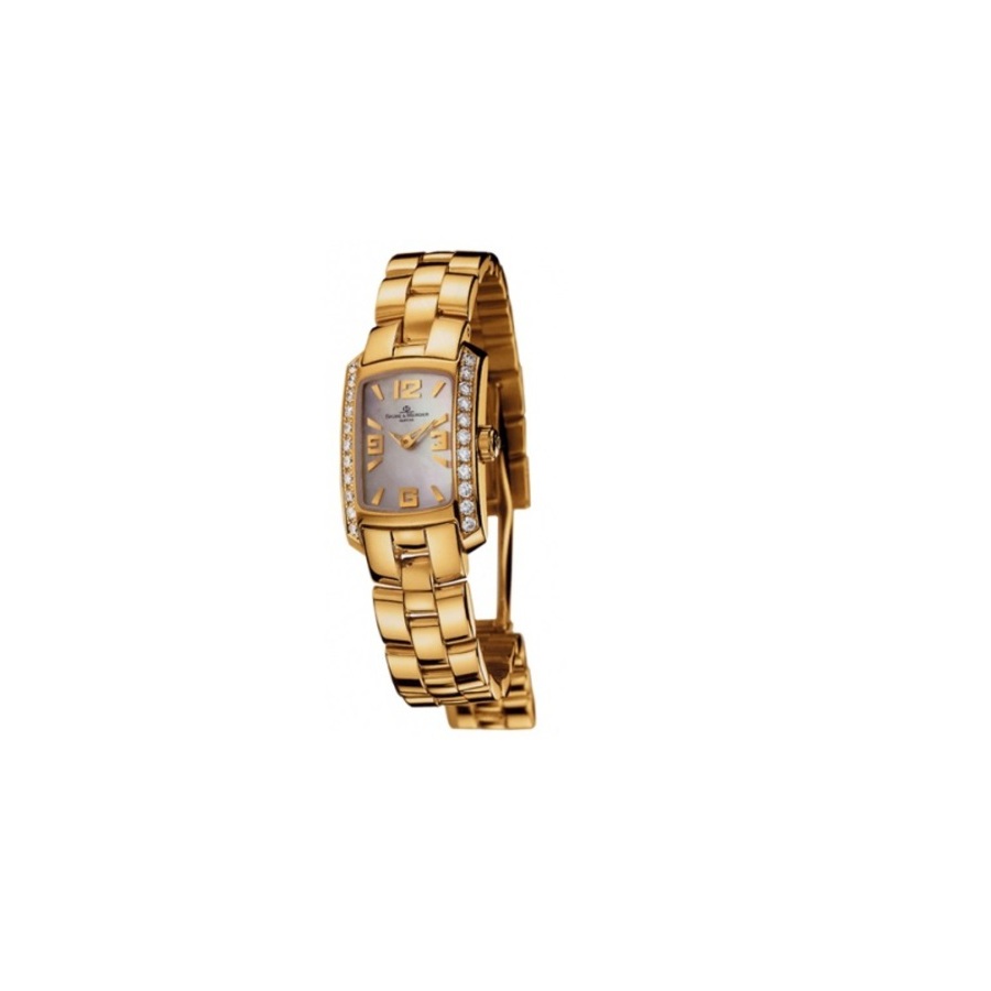 Baume et Mercier Hampton Quartz Diamond Ladies Watch MOA08240