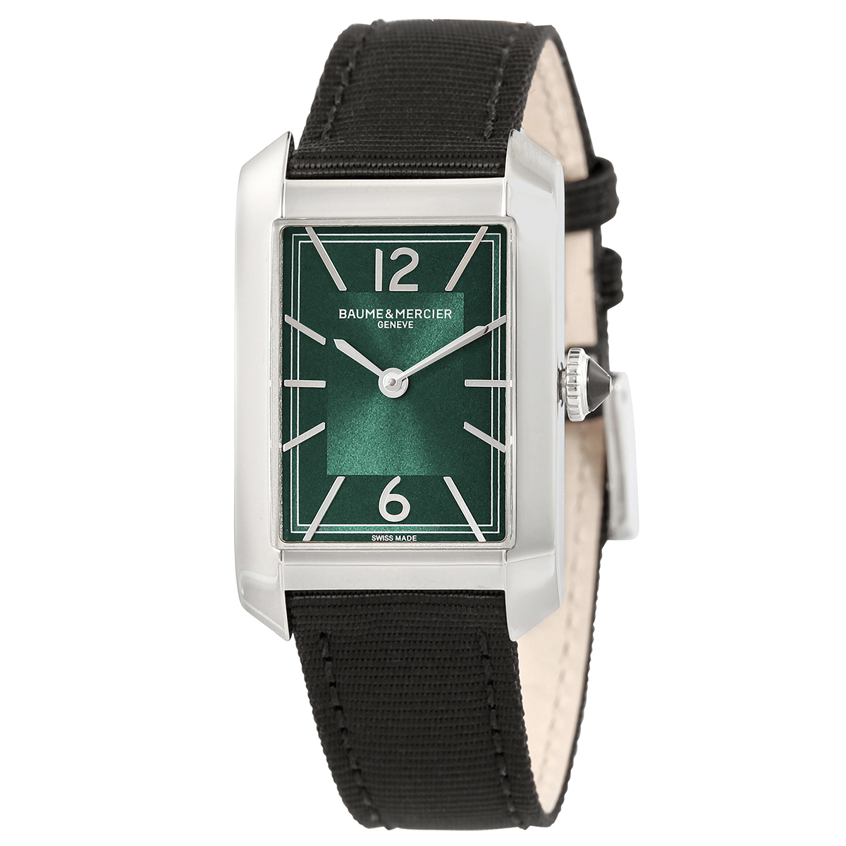 Baume et Mercier Hampton Quartz Green Dial Ladies Watch M0A10630