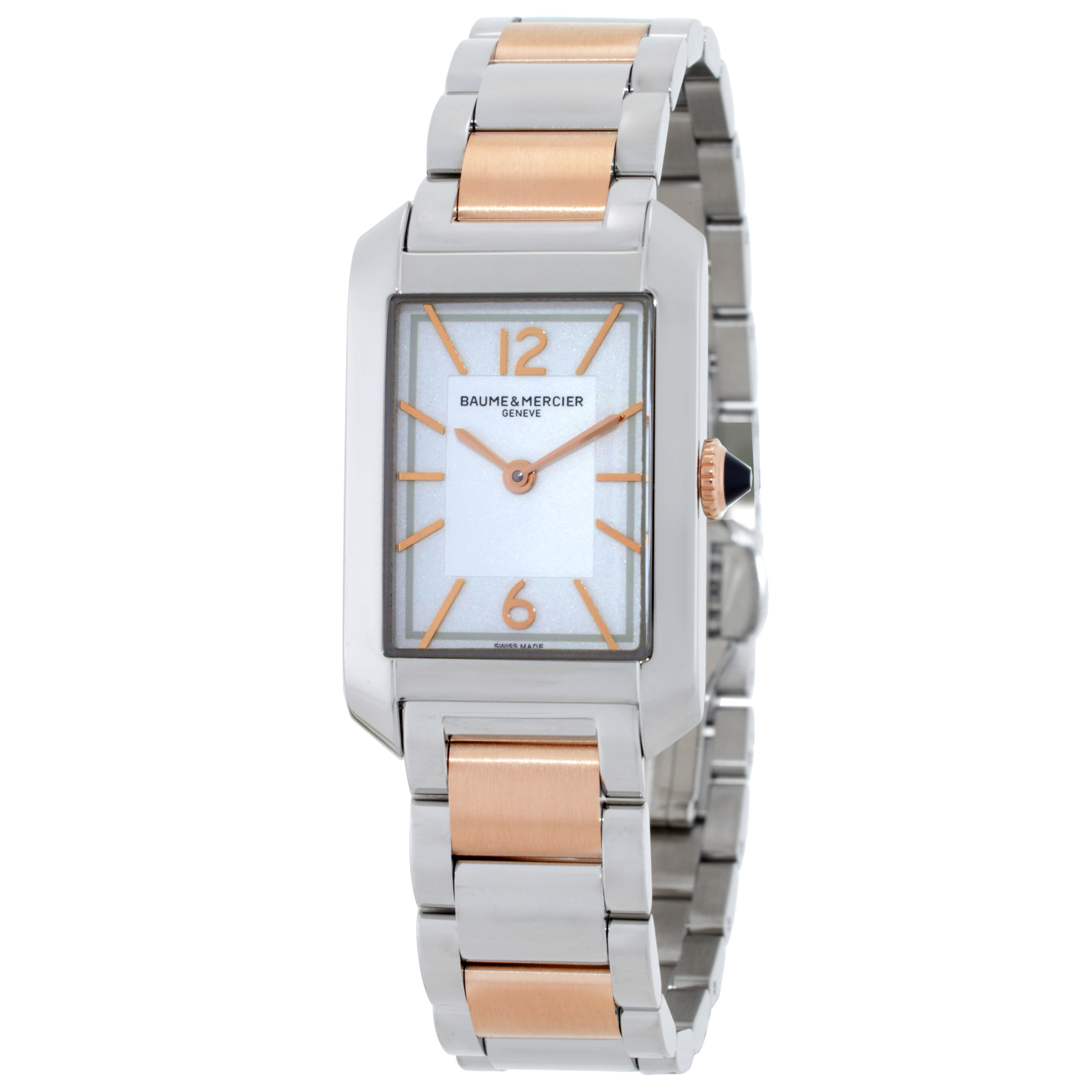 Baume et Mercier Hampton Quartz White Dial Ladies Watch M0A10751