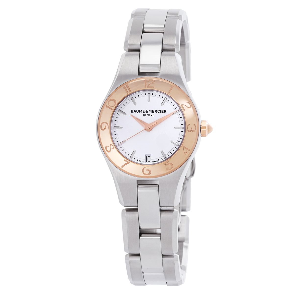 Baume et Mercier Linea Quartz Silver Dial Ladies Watch M0A10079