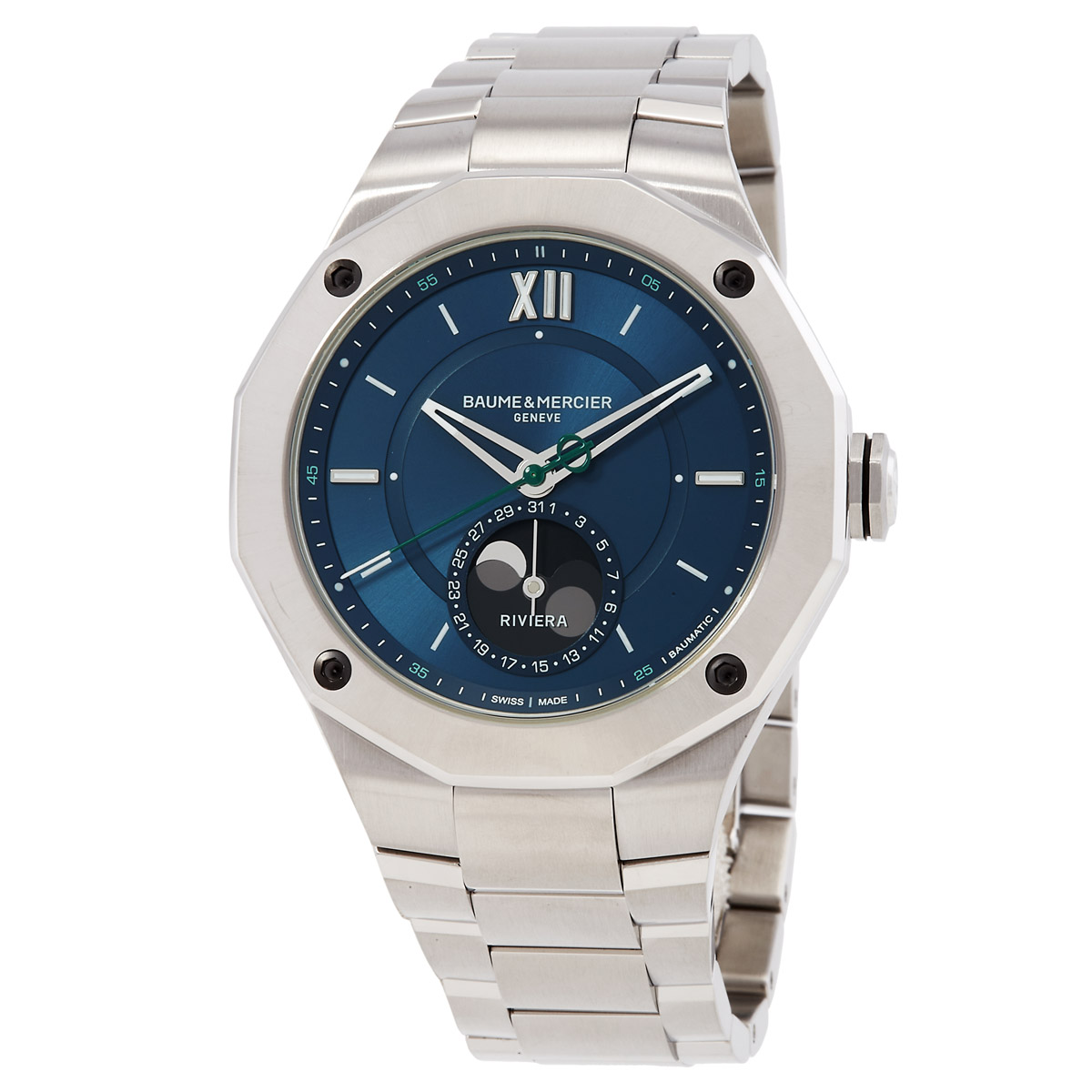 Baume et Mercier Riviera Automatic Blue Dial Men's Watch M0A10682