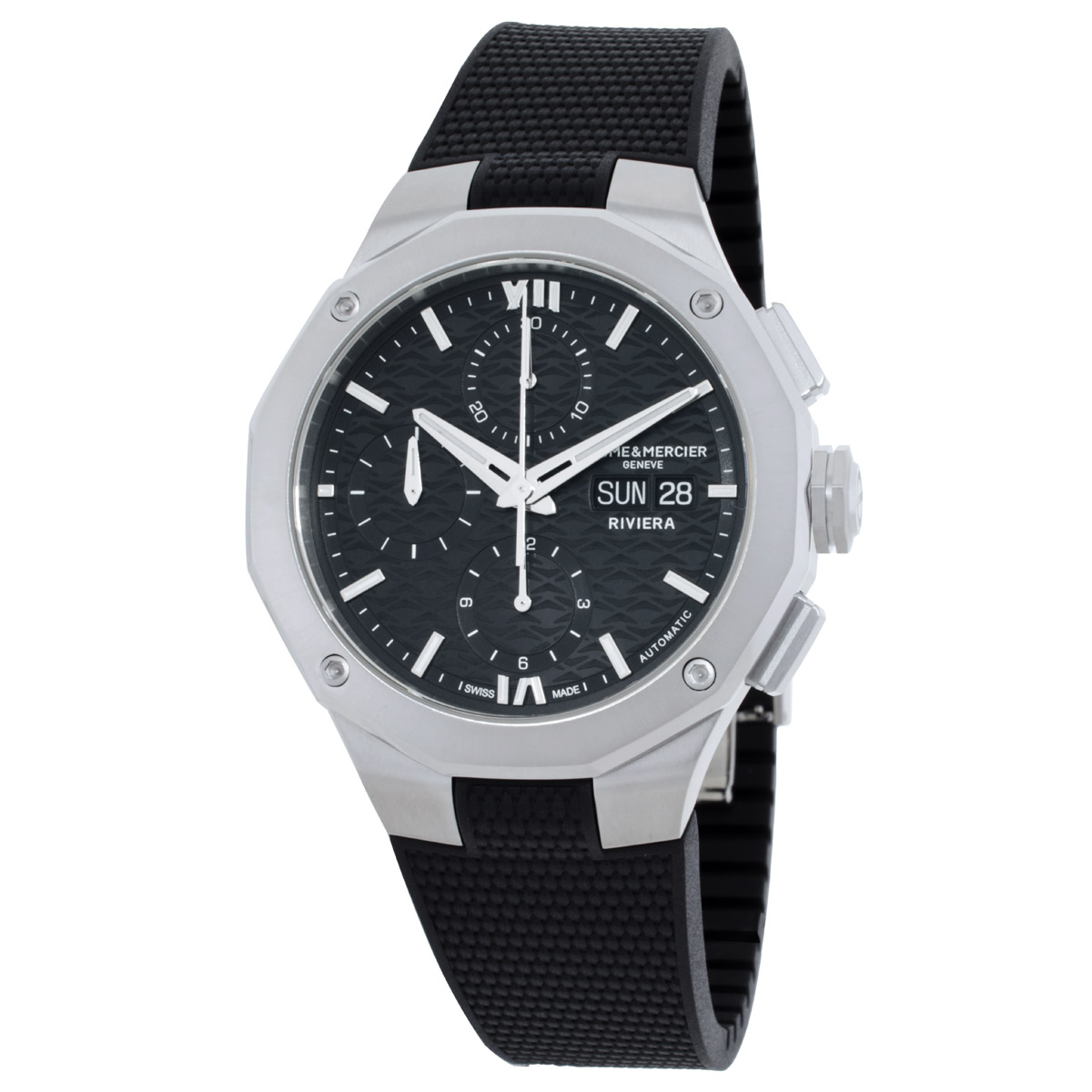 Baume et Mercier Riviera Chronograph Automatic Black Dial Men's Watch M0A10864